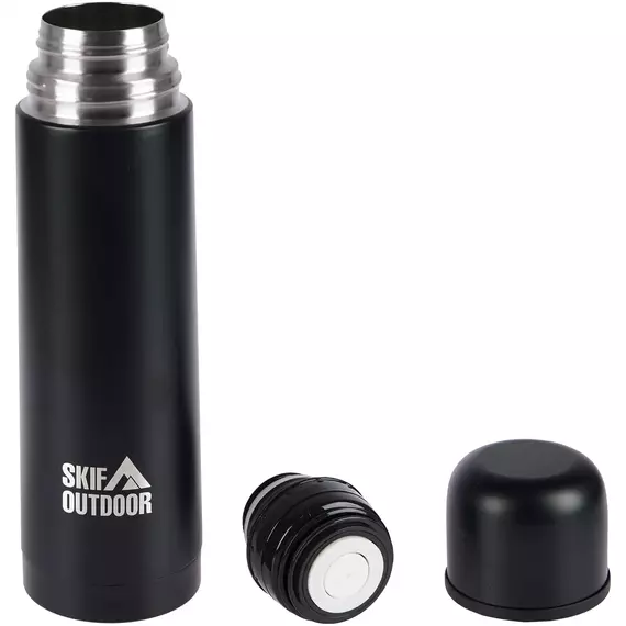 Термос Skif Outdoor Walker, 0.5L ц:black, Выберите цвет: чорний, Объем (л.): 0.5, фото 