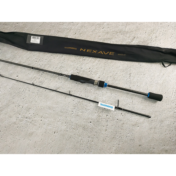 Спиннинг Shimano Nexave eva 1,90m 6'3'' 3-14g 2pc, Модель: 1.90m 3-14g, фото , изображение 9