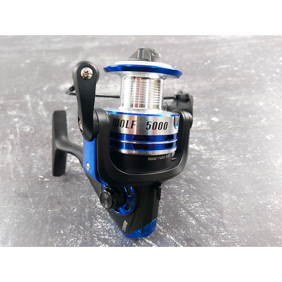 Котушка X-Fish Wolf 5000 5.2:1 1+1BB, Розмір шпулі: 5000, фото , изображение 9