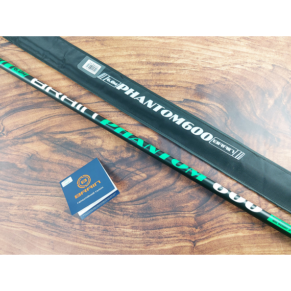 Удочка Brain Phantom 6m, факт. длина - 5,8 m, 203 g, Довжина: 6m, Тип вудлища: без кільце (махове), фото , изображение 5