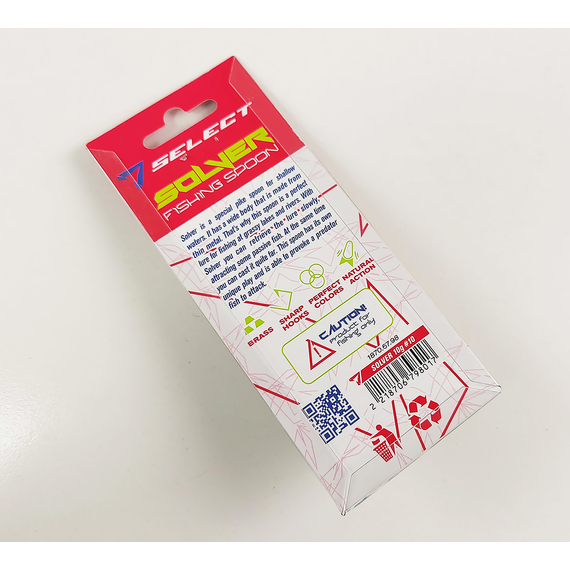 Блешня Select Solver 10.0g 71mm #10, Вага блешні: 10г, Колір блешні: 10, фото , изображение 6