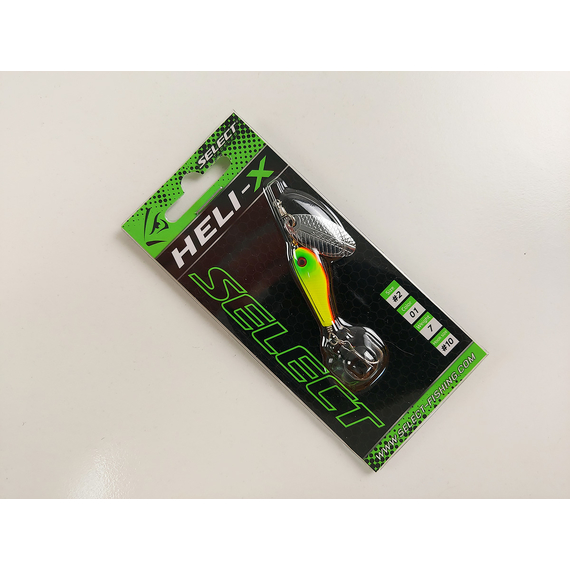 Блешня Select Heli-X №2 7.0g #01, Вага блешні: 7г, Колір блешні: 01, фото , изображение 6