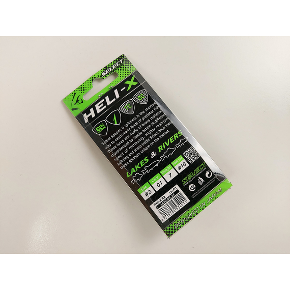 Блешня Select Heli-X №2 7.0g #01, Вага блешні: 7г, Колір блешні: 01, фото , изображение 7