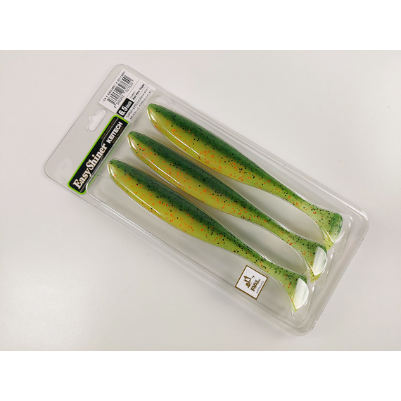 Силікон Keitech Easy Shiner 6.5" (3 шт/упак), колір:ea#05 hot fire tiger, Довжина силікону: 6.5" (16.5 см), Колір силікону: EA#05 Hot Fire Tiger, фото , изображение 8