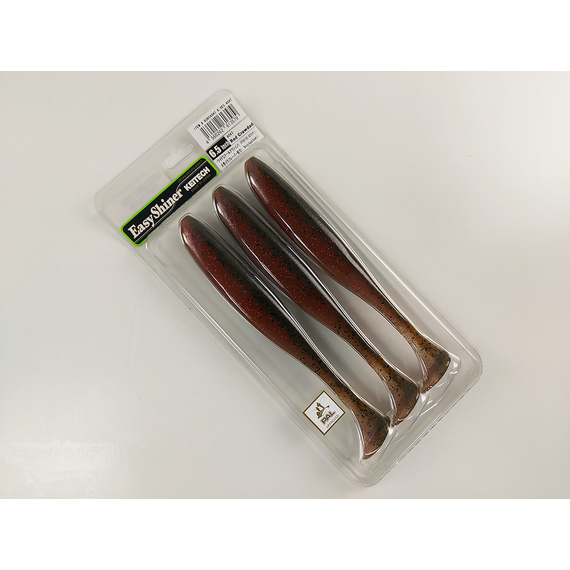 Силікон Keitech Easy Shiner 6.5" (3 шт/упак), колір:404 red crawdad, Довжина силікону: 6.5" (16.5 см), Колір силікону: 404 Red Crawdad, фото , изображение 16