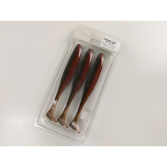 Силікон Keitech Easy Shiner 6.5" (3 шт/упак), колір:404 red crawdad, Довжина силікону: 6.5" (16.5 см), Колір силікону: 404 Red Crawdad, фото , изображение 17
