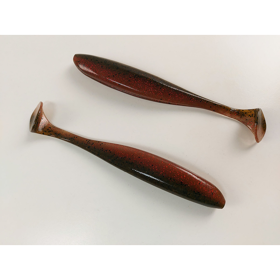 Силікон Keitech Easy Shiner 6.5" (3 шт/упак), колір:404 red crawdad, Довжина силікону: 6.5" (16.5 см), Колір силікону: 404 Red Crawdad, фото , изображение 4