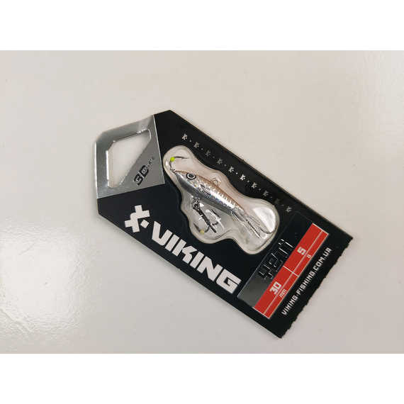 Балансир Viking Fishing Yeti Ice Jig 30mm 5.0g #12 Smoke Anchovy, Розмір/Вага: 30мм/5г, Колір балансиру: #12 Smoke Anchovy, фото , изображение 4