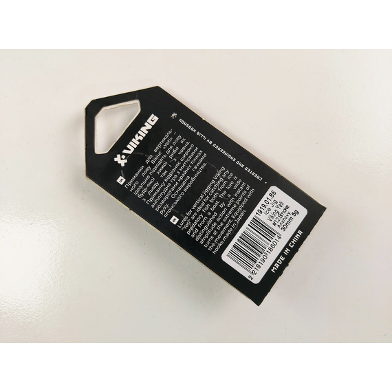 Балансир Viking Fishing Yeti Ice Jig 30mm 5.0g #12 Smoke Anchovy, Розмір/Вага: 30мм/5г, Колір балансиру: #12 Smoke Anchovy, фото , изображение 5