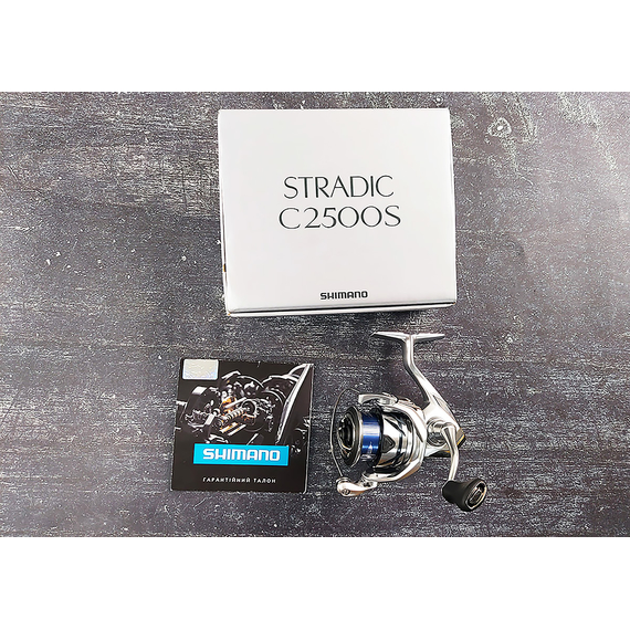 Котушка Shimano Stradic 23 FM C2500S, низькопрофільна шпуля (підшип. 6+1), 5.1:1, Розмір шпулі: C2500S, фото , изображение 10