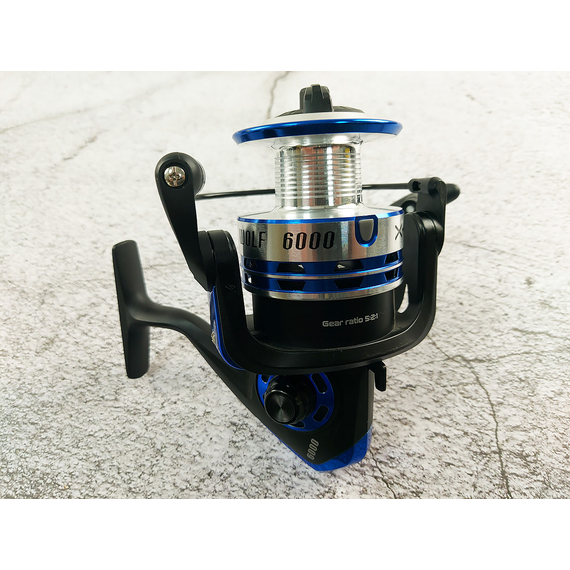 Котушка X-Fish Wolf 6000 5.2:1 1+1BB, Розмір шпулі: 6000, фото , изображение 9