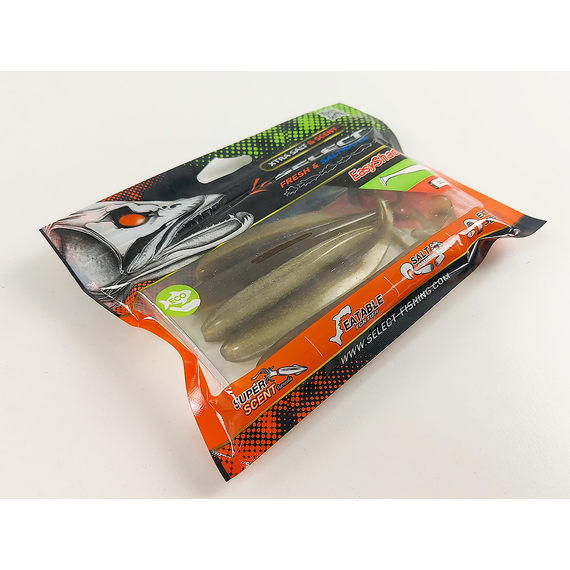 Силікон Select Easy Shad 5" #302 (5 шт / уп), Довжина силікону: 5" (12.7 см), Колір силікону: 302, фото , изображение 9