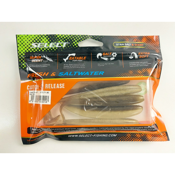 Силікон Select Easy Shad 5" #302 (5 шт / уп), Довжина силікону: 5" (12.7 см), Колір силікону: 302, фото , изображение 11