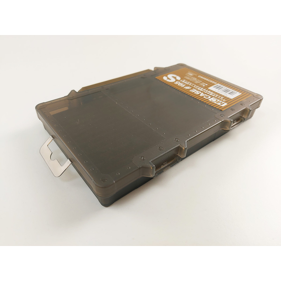 Коробка для снастей DaiichiSeiko MC Case #195S (темно-землистий) — компактна, з надійною фіксацією, фото , изображение 4