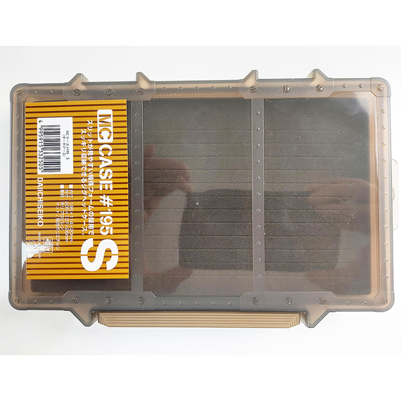 Коробка для снастей DaiichiSeiko MC Case #195S (темно-землистий) — компактна, з надійною фіксацією, фото , изображение 5