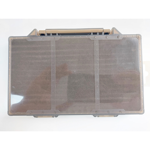 Коробка для снастей DaiichiSeiko MC Case #195S (темно-землистий) — компактна, з надійною фіксацією, фото , изображение 6