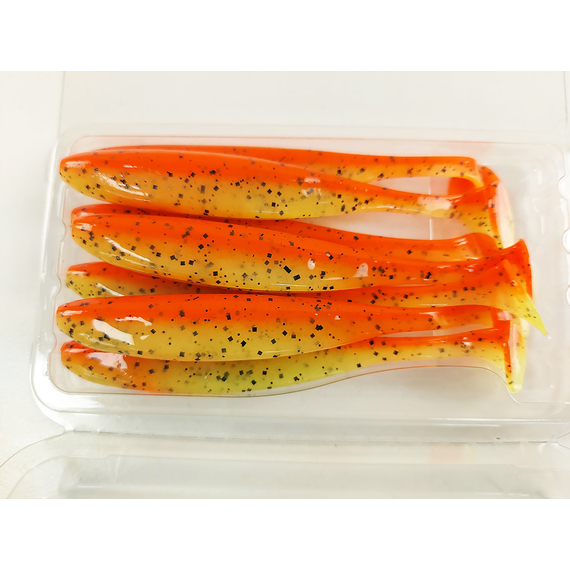 Силікон Keitech Easy Shiner 4" (7 шт/упак), колір:pal#08 spicy mustard, Довжина силікону: 4" (10.2 см), Колір силікону: PAL#08 Spicy Mustad, фото , изображение 8