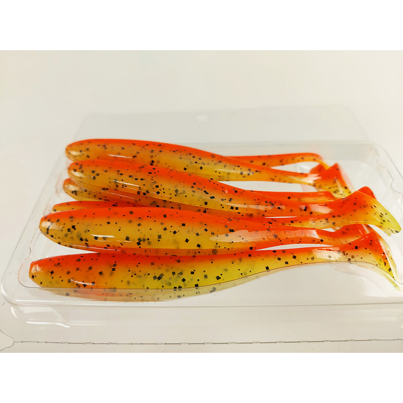 Силікон Keitech Easy Shiner 4" (7 шт/упак), колір:pal#08 spicy mustard, Довжина силікону: 4" (10.2 см), Колір силікону: PAL#08 Spicy Mustad, фото , изображение 9