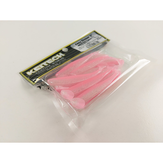 Силікон Keitech Easy Shiner 3" (10 шт/упак), колір:ea#10 pink silver glow, Довжина силікону: 3" (7.6 см), Колір силікону: EA#10 Pink Silver Glow, фото , изображение 9