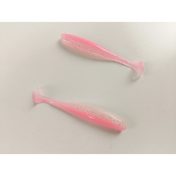 Силікон Keitech Easy Shiner 3" (10 шт/упак), колір:ea#10 pink silver glow, Довжина силікону: 3" (7.6 см), Колір силікону: EA#10 Pink Silver Glow, фото , изображение 4