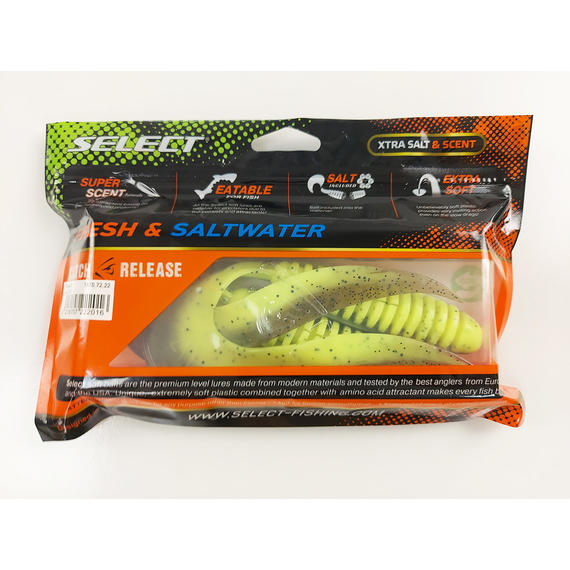 Силікон Select Freek 9" #242 (2 шт / уп), Довжина силікону: 9" (16 см), Колір силікону: 242, фото , изображение 13