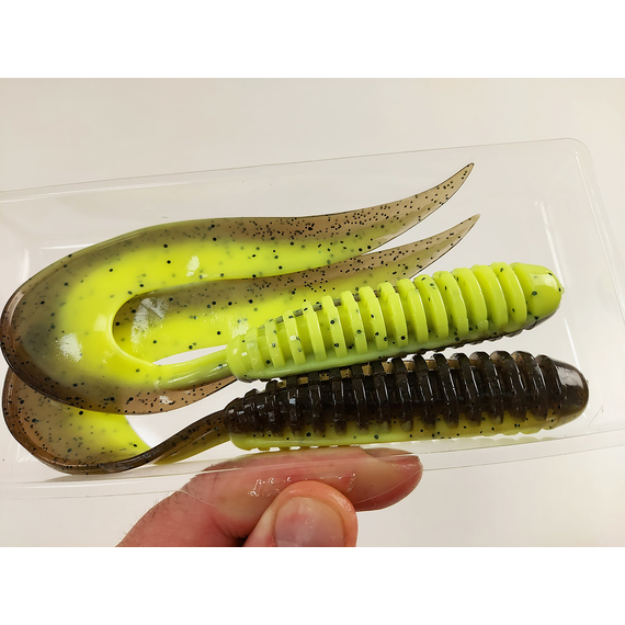 Силікон Select Freek 9" #242 (2 шт / уп), Довжина силікону: 9" (16 см), Колір силікону: 242, фото , изображение 8