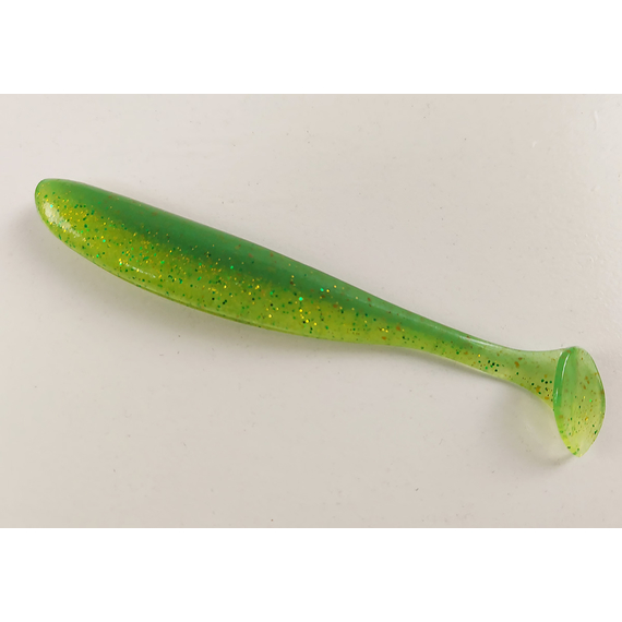 Силікон Keitech Easy Shiner 4.5" (6 шт/упак), колір:424 lime chartreuse, Довжина силікону: 4.5" (11.4 см), Колір силікону: 424 Lime Chartreuse, фото , изображение 3