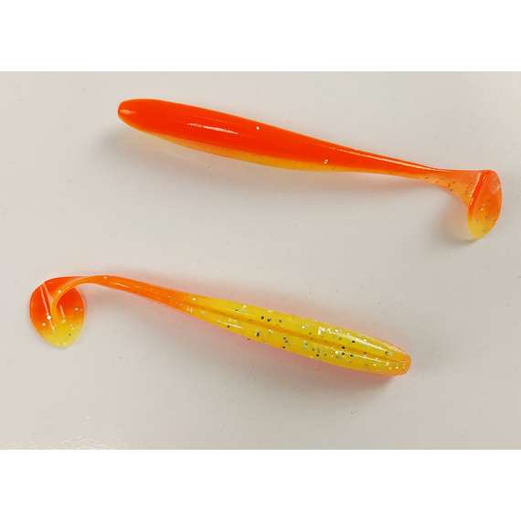 Силікон Keitech Easy Shiner 4.5" (6 шт/упак), колір:pal#04 sun shine lemon, Довжина силікону: 4.5" (11.4 см), Колір силікону: PAL#04 Sun Shine Lemon, фото , изображение 6