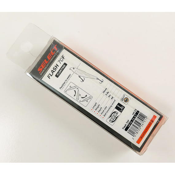 Воблер Select Flash 70F 5.8g col.22 (topwater), Колір воблера: col.22, фото , изображение 10