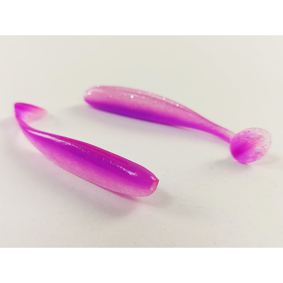 Силікон Keitech Easy Shiner 2" (12 шт/упак), колір:pal#14 glamorous pink, Довжина силікону: 2" (5.1 см), Колір силікону: PAL#14 Glamorous Pink, фото , изображение 6