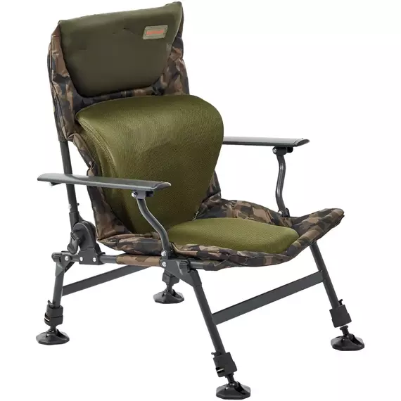 Розкладне крісло з ортопедичною вставкою Brain Recliner Armchair Comfort HYC032AL-LO-FA. Крісло рибальське коропове з підлокітниками та регульованими ніжками, Модель крісла: Recliner Armchair Comfort HYC032AL-LO-FA, фото 