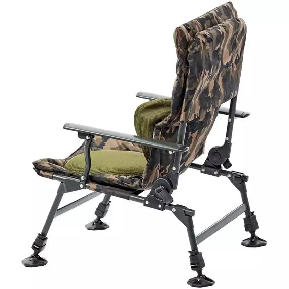 Розкладне крісло з ортопедичною вставкою Brain Recliner Armchair Comfort HYC032AL-LO-FA. Крісло рибальське коропове з підлокітниками та регульованими ніжками, Модель крісла: Recliner Armchair Comfort HYC032AL-LO-FA, фото , изображение 2