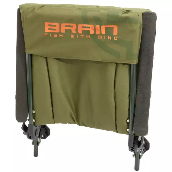 Розкладне флісове крісло Brain Recliner Fleece Comfort HYC009THF-AL. Крісло рибальське коропове з підлокітниками та регульованими ніжками, Модель крісла: Recliner Fleece Comfort HYC009THF-AL, фото , изображение 4