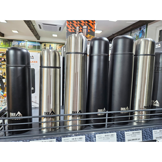 Термос Skif Outdoor Walker, 0.5л (сталевий колір), Колір: сталевий, Об'єм (л): 0.5, фото , изображение 4