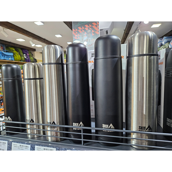 Термос Skif Outdoor Walker, 0.5L ц:black, Выберите цвет: чорний, Объем (л.): 0.5, фото , изображение 5