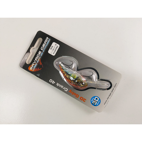 Воблер Savage Gear 3D Goby Crank Bait 40F 40mm 3.5g UV Orange, Размер/Вес: 40мм/3.5г, Цвет воблера: UV Orange, фото , изображение 8
