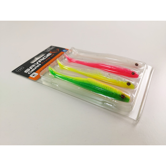 Силікон Savage Gear Slender Scoop Shad 110mm 7.0g Dark Water Mix (4 шт/уп), Довжина силікону: 110mm, Колір силікону: Dark Water Mix, фото , изображение 6