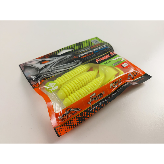 Силикон Select Freek 5.5" col.045 (3 шт/упак), Длина силикона: 5.5" (13.97 см), Расцветка силикона: 045, фото , изображение 10