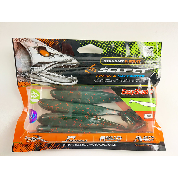 Силикон Select Easy Shad 5" col.085 (5 шт/упак), Длина силикона: 5" (12.7 см), Расцветка силикона: 085, фото , изображение 12