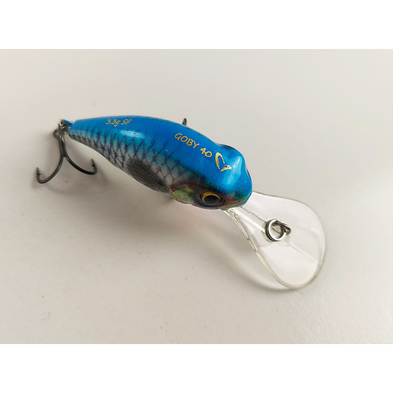 Воблер Savage Gear 3D Goby Crank Bait 40F 40mm 3.5g Blue/Silver, Розмір/Вага: 40мм/3.5г, Колір воблера: Blue Silver, фото , изображение 5