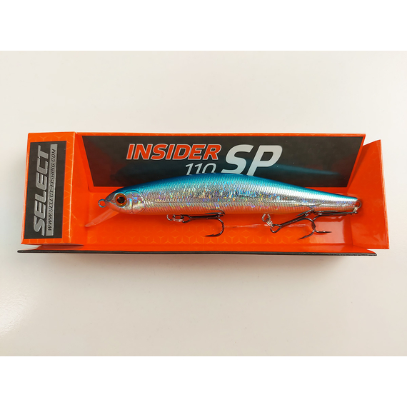 Воблер Select Insider 110SP 110mm 17.0g #34 (1.0-1.5m), Размер/Вес: 110mm/17g, Цвет воблера: col.34, фото , изображение 9