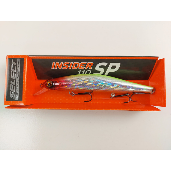 Воблер Select Insider 110SP 110mm 17.0g #33 (1.0-1.5m), Размер/Вес: 110mm/17g, Цвет воблера: col.33, фото , изображение 10