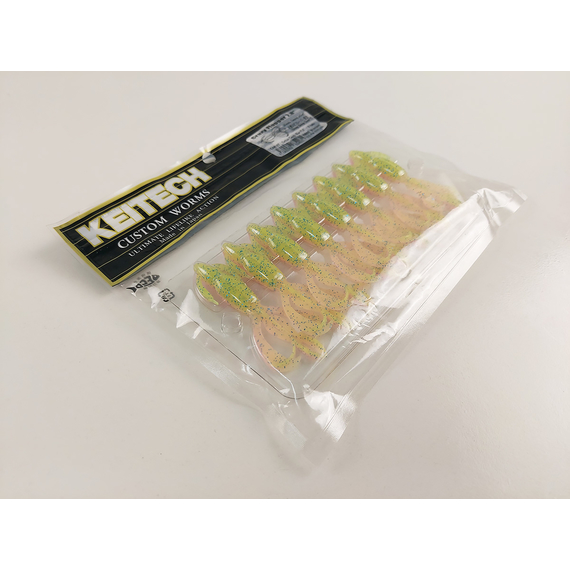 Силікон Keitech Crazy Flapper 2.8" (8 шт/уп),, колір: ea#16 cotton candy blue f, Довжина силікону: 2.8" (7.1 см), Колір силікону: ea#16 cotton candy blue f, фото , изображение 8