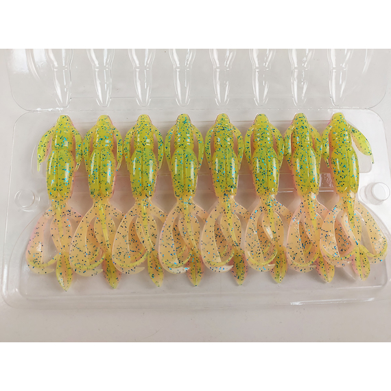 Силікон Keitech Crazy Flapper 2.8" (8 шт/уп),, колір: ea#16 cotton candy blue f, Довжина силікону: 2.8" (7.1 см), Колір силікону: ea#16 cotton candy blue f, фото , изображение 6