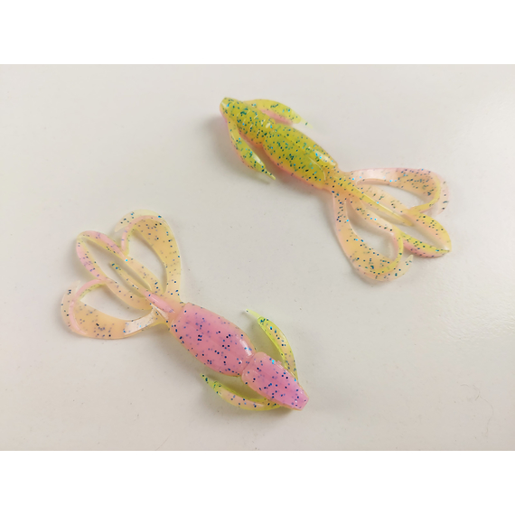 Силікон Keitech Crazy Flapper 2.8" (8 шт/уп),, колір: ea#16 cotton candy blue f, Довжина силікону: 2.8" (7.1 см), Колір силікону: ea#16 cotton candy blue f, фото , изображение 3