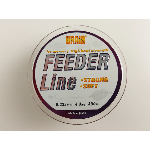 Волосінь Brain Feeder 300 m 0,223 mm #1.7, фото , изображение 8