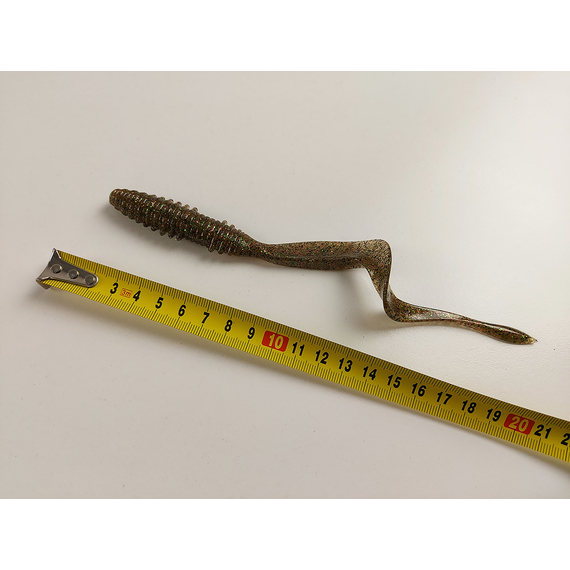 Силикон Keitech Mad Wag 7" (6 шт/упак) ц:211 camouflage, Длина силикона: 7" (17.8 см), Расцветка силикона: 211 Camouflage, фото , изображение 8