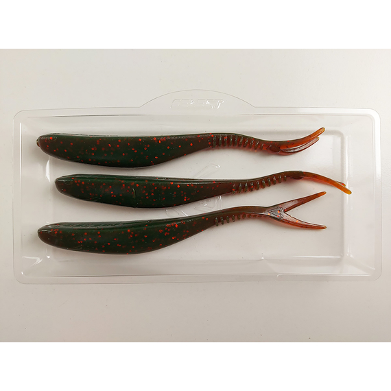 Силікон Select Victim V-Tail 6" #085 (3 шт / уп), Довжина силікону: 6.0" (15.24 см), Колір силікону: 085, фото , изображение 8