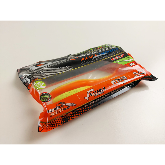 Силікон Select Victim V-Tail 6" #247 (3 шт / уп), Довжина силікону: 6.0" (15.24 см), Колір силікону: 247, фото , изображение 10