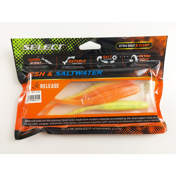 Силікон Select Victim V-Tail 6" #247 (3 шт / уп), Довжина силікону: 6.0" (15.24 см), Колір силікону: 247, фото , изображение 12